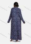 Wholesale Women's Vintage V Neck Long Sleeve Button Front Allover Floral Print Maxi Nightgown - Liuhuamall