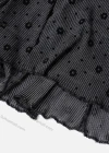 Wholesale Women's Casual Allover Print Elastic High Waist Ruffle Hem Midi Skirt - Liuhuamall