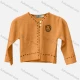 Wholesale Girl's Casual V Neck Long Sleeve Button Closure Crop Cardigan F606# Clothing Wholesale Market Liuhua