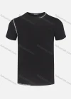 Wholesale Men's Casual Plain short Sleeve Round Neck Striped tape Tee - Liuhuamall