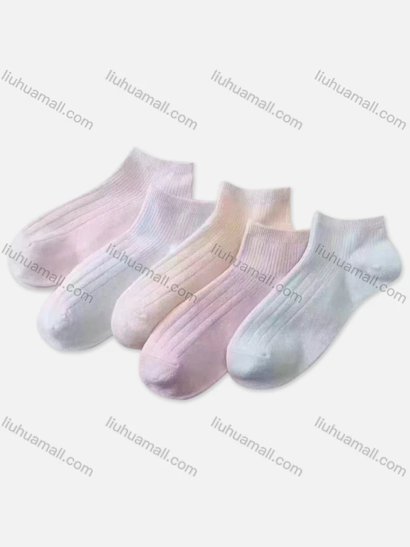 Wholesale Women's Casual Plain Socks 10 Pairs