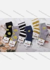 Wholesale Women's Casual Smiling Face Print Mid-calf Socks 10 Pairs - Liuhuamall