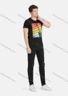 Wholesale Men's Casual Graphic Round Neck Short Sleeve Tee A1811# - Liuhuamall