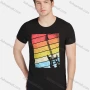 Wholesale Men's Casual Graphic Round Neck Short Sleeve Tee A1811# preview