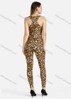 Wholesale Women's Summer Race Back Tank Top&Skinny Pants Leopard Set - Liuhuamall