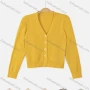 Wholesale Women's Causal V Neck Button Down Plain Knit Cardigan preview