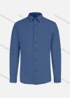 Wholesale Men's Business Plain Long Sleeve Shirt - Liuhuamall