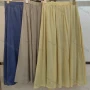 Wholesale Women's Elastic Waist Ruffle Hem Plain Casual Midi Skirt preview