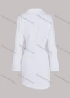 Wholesale Women's Fashion Criss Crossra Lace Up Asymmetrical Hem Lapel Blazer Dress - Liuhuamall