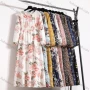 Wholesale Women's Casual Long Sleeve Crew Neck Elastic Waist Floral Print Maxi Dress preview