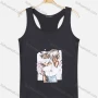 Wholesale Women's Casual Racerback Cartoon Print Tank Top preview