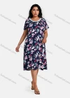 Wholesale Women's Round Neck Applique Floral Print Nightgown - Liuhuamall