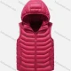 Wholesale Kids Casual Hooded Zipper Pockets Thermal Puffer Jacket Vest Red Clothing Wholesale Market Liuhua