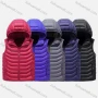 Wholesale Kids Casual Hooded Zipper Pockets Thermal Puffer Jacket Vest preview