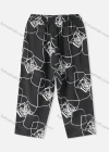 Wholesale Woman's Casual Loose Elastic Waist Abstract Print Wide Leg Pant - Liuhuamall