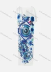 Wholesale Women's African Half Sleeve Boat Neck Robe Plus Size Feather & Floral Print Kaftan Dress - Liuhuamall
