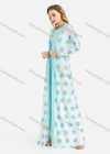 Wholesale Women's Open Front Polka Dot Print Maxi Cardigan 2 Piece Set - Liuhuamall