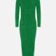 Women's 2-Piece Round Neck Long Sleeve Top & Bodycon Skirt Plain Sets B661# Clothing Wholesale Market -LIUHUA