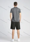 Wholesale Men's Sporty Collared Short Sleeve Quick-dry Breathable Polo Shirt - Liuhuamall