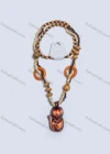 Wholesale Vintage Fox Wood Beads Necklace - Liuhuamall