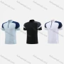 Wholesale Men's Athletic Workout Colorblock Mock Neck Quarter Zip Short Sleeve Top R002# preview