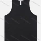 Wholesale Men's Athletic Plain Round Neck Curved Hem Workout Tank Tops V001# Black Clothing Wholesale Market Liuhua