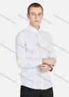 Wholesale Men's Casual Collared Long Sleeve Button Down Plain Shirt 730-1# - Liuhuamall