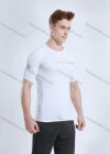 Wholesale Men's Athletic Workout Breathable Quick Dry Fitness Short Sleeve T-shirt JS12018# - Liuhuamall