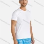 Wholesale Men's Cotton Basics Slim Fit Short Sleeve V Neck Plain T Shirt preview