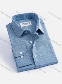 Wholesale Men's Formal Long Sleeve Button Front Plain Shirts, LIUHUA CLOTHING WHOLESALE