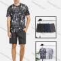 Wholesale Men's Casual Crew Neck Short Sleeve Allover Print T-shirts preview