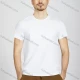 Wholesale Men's Plain Letter Round Neck Short Sleeve Casual Slim Fit T-Shirt LY007# White Clothing Wholesale Market Liuhua