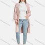 Wholesale Women's Casual Plain Long Sleeve Button Down Fleece Patch Pocket Cardigan preview
