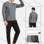 Wholesale Men's Athletic Long Sleeve Striped Running T-shirts preview