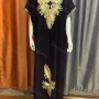 Wholesale Women's African Round Neck Floral Embroidery Kaftan Dress AL01# preview