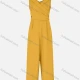 Wholesale Women Plain Criss Cross Design Sleeveless V Neck Jumpsuit 40# Guangzhou Clothing Wholesale Market & Suppliers -LIUHUAMALL