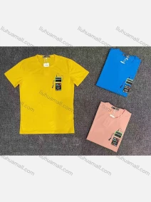 Wholesale Men's Casual 100% Cotton Graphic Round Neck Short Sleeve Tee 54023#, LIUHUA CLOTHING WHOLESALE