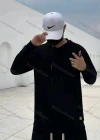 Wholesale Men's Casual Letter Print Drawstring Long Sleeve Kangaroo Pocket Hoodie - Liuhuamall