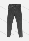 Wholesale Women's Casual Plain Frayed Raw Hem Ripped Straight Leg Wash Ankle Jeans - Liuhuamall