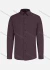 Wholesale Men's Business Plain Long Sleeve Shirt - Liuhuamall