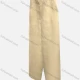 Wholesale Women's Linen Plain Casaul Zipper Straight Leg Pant Beige Clothing Wholesale Market Liuhua