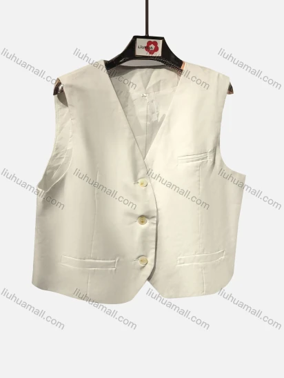 Wholesale Women's Cotton Button Closure Waistcoat