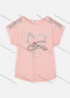 Wholesale Women's Casual Crew Neck Batwing Sleeve Rhinestone Pattern Tops 867921# - Liuhuamall