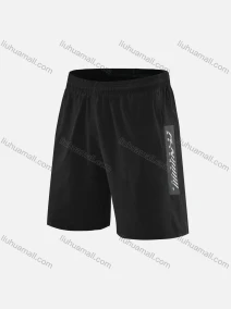 Wholesale Men's Athletic Workout Plain Elastic Waist Shorts, LIUHUA CLOTHING WHOLESALE