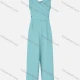 Wholesale Women Plain Criss Cross Design Sleeveless V Neck Jumpsuit 78# Guangzhou Clothing Wholesale Market & Suppliers -LIUHUAMALL