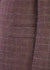 Wholesale Men's Formal Lapel Collar Single Breasted Plaid Multiple Pockets Blazer Jackets - Liuhuamall