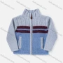 Wholesale Baby's Long Sleeve Stand Collar Zipper Dual Pockets Knited Sweater Jacket preview