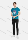 Wholesale Men's Casual Graphic Round Neck Short Sleeve Tee A1813# - Liuhuamall