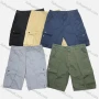 Wholesale Men's Casual Plain Flap Pockets Button Closure Shorts 27009# preview