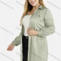 Wholesale Women's Casual Long Lantern Sleeve Floral Embroidery Button Front Damask Shirt preview